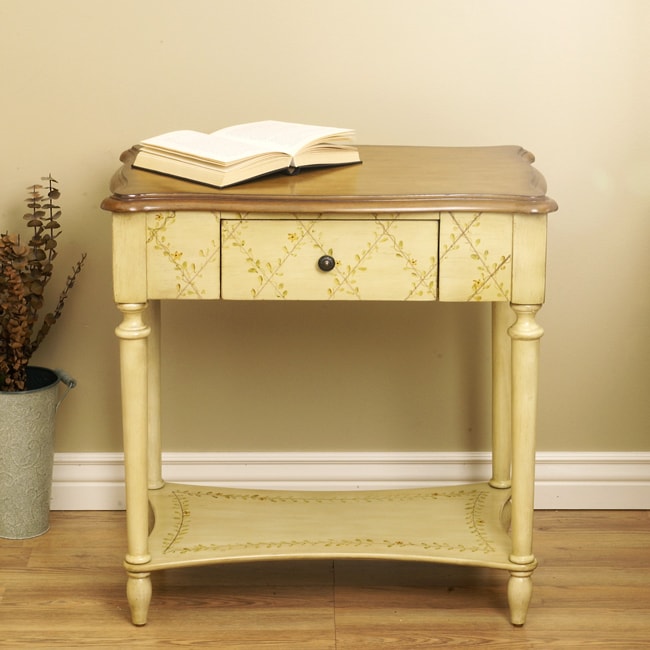Handpainted Small Buffet Table Free Shipping Today
