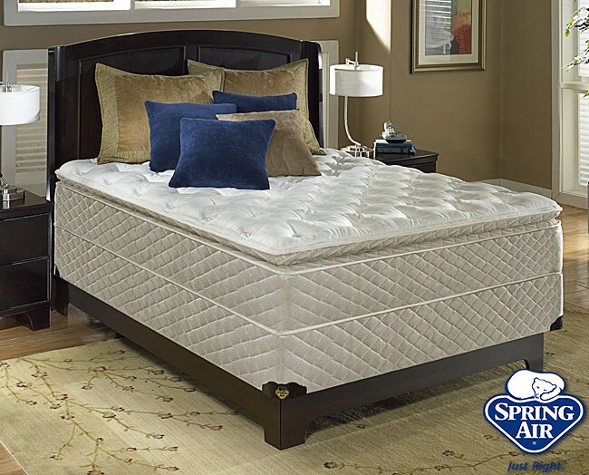 spring air pillow top queen mattress
