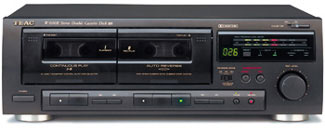 Teac Dual Deck Cassette Player with Auto Reverse (Refurb)   