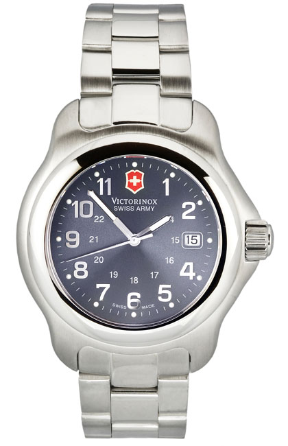 Swiss Army Classic Officer's 1884 Blue Dial Watch - 10788219 ...