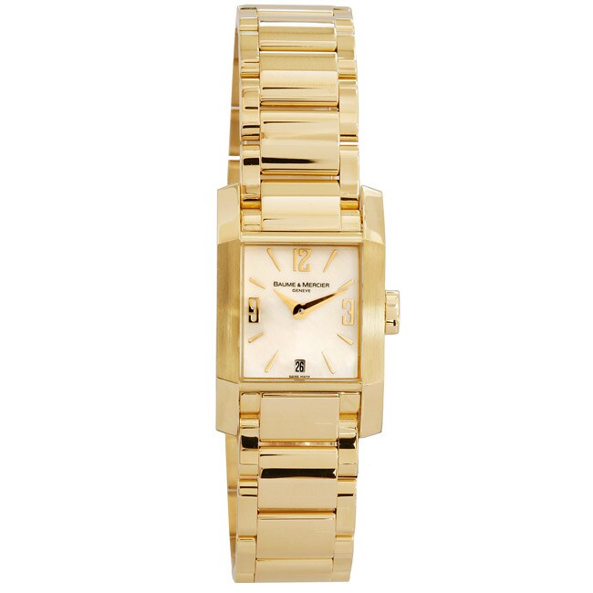 Baume & Mercier Diamant Womens Gold Watch  