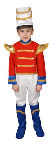 Deluxe Toy Soldier Childrens Costume Set  