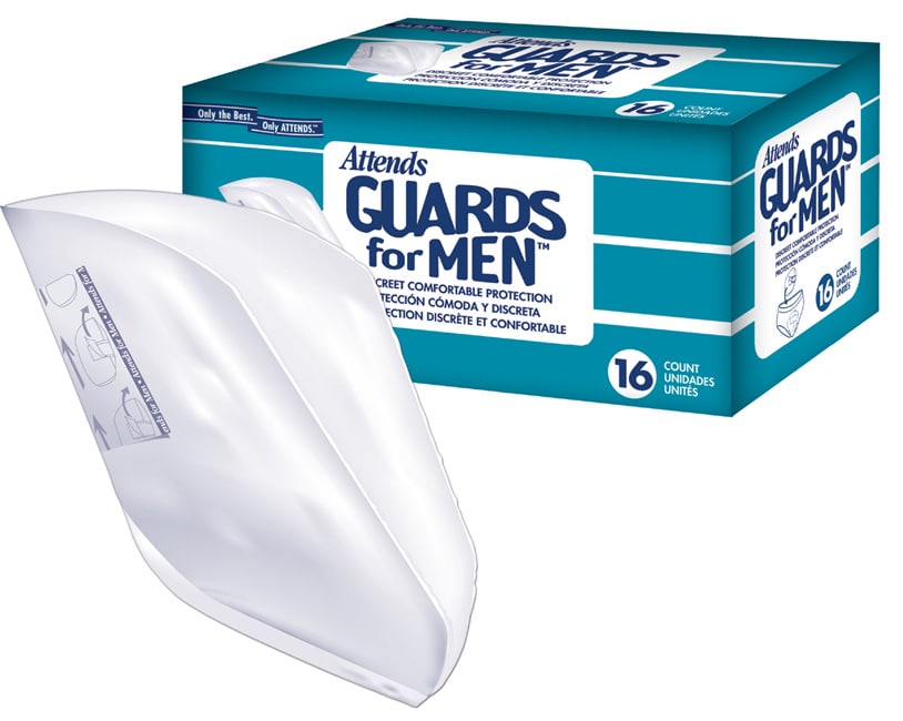 Attends Mens Form fitting Guards (Case of 64)  