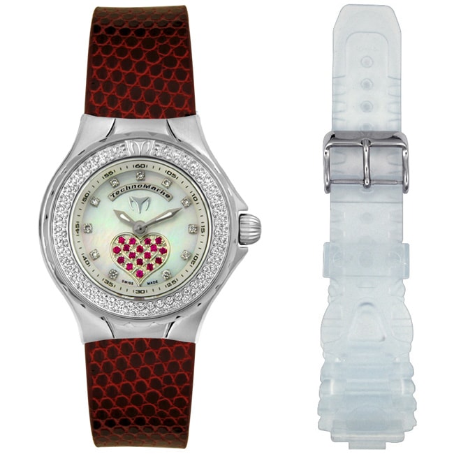 Technomarine Womens Diamond Ruby Watch  