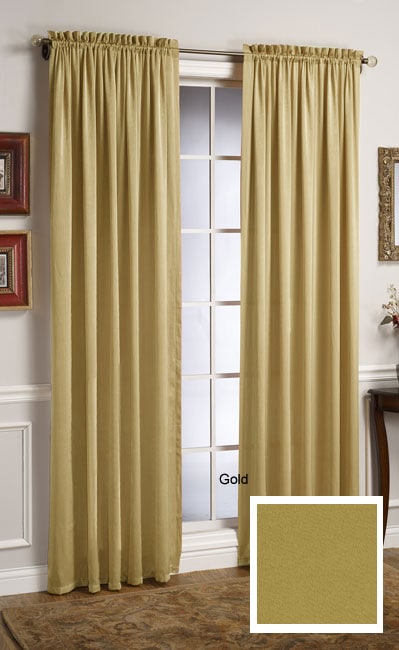 Glamour 84 inch Wide Curtain Panel Pair  