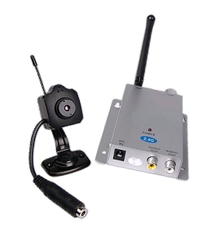Compact Wireless Color Security Camera with Sound  