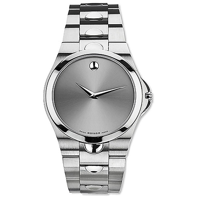 Movado Luno Mens Stainless Steel Quartz Watch  