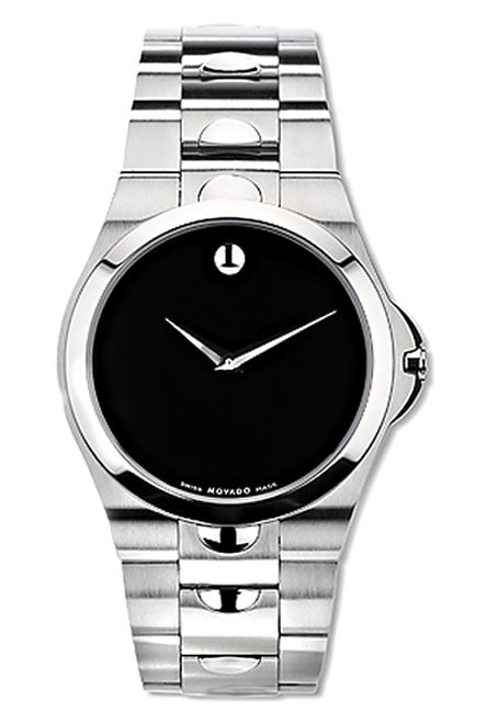 Movado Luno Mens Stainless Steel Quartz Watch  