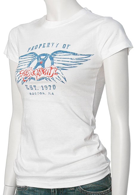 aerosmith t shirt white