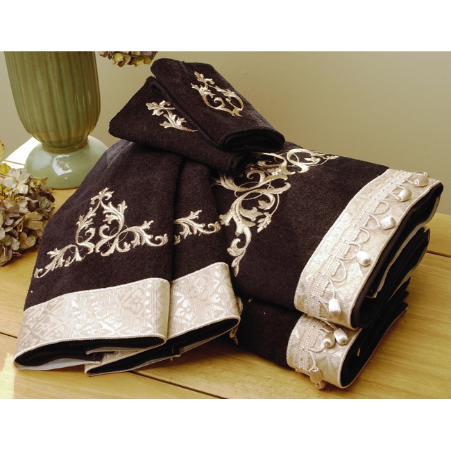 Monaco Black Towels (Set of 6)  