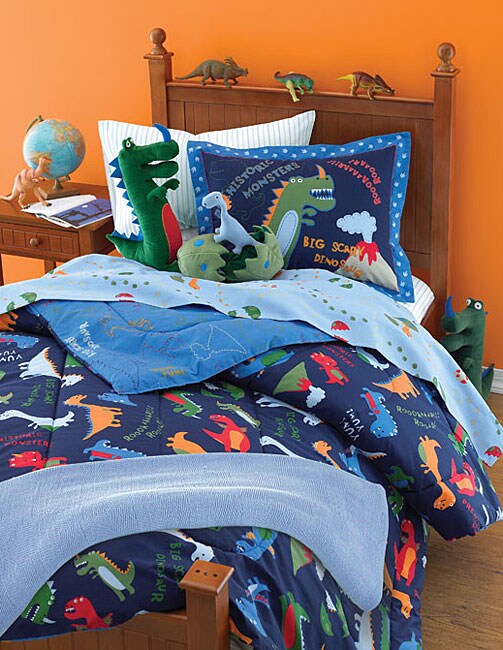 Scary Dinosaur Bedding Ensemble  