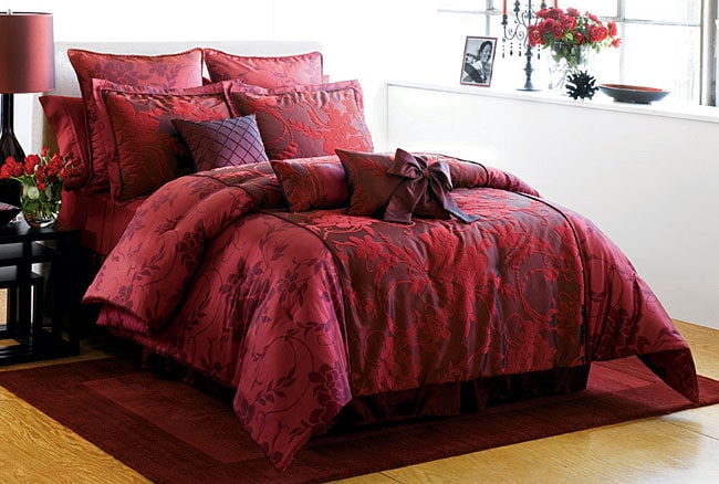 Ruby Splendor 4 piece Comforter Set  