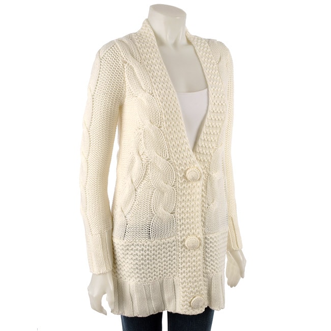 BCBGirls Cable Knit Cardigan  