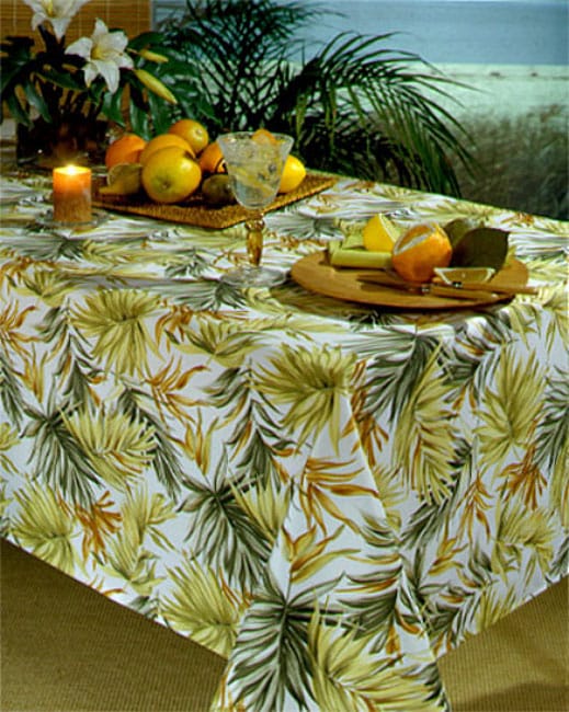 Palmetto Indoor/ Outdoor Tablecloth  