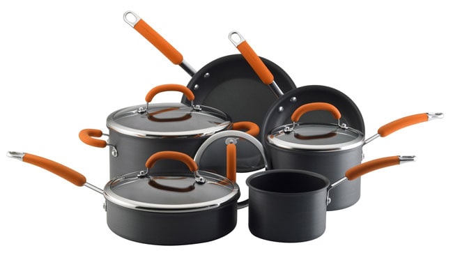 Rachael Ray 10 piece Hard anodized Cookware Set  