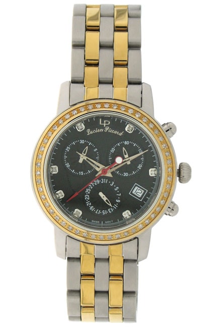 Lucien Piccard Monarch Mens Diamond Watch  