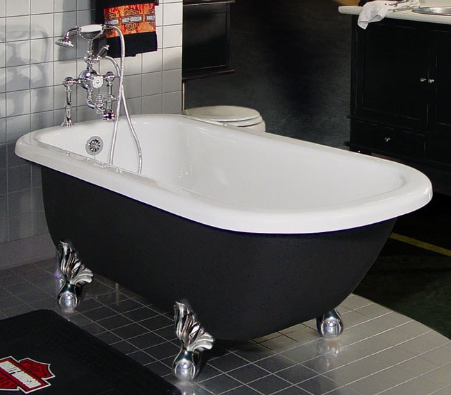 Custom Painted Maverick Clawfoot Bathtub  