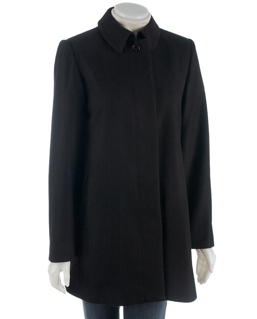 Harve Benard Single Breasted Wool Coat - 10849331 - Overstock.com ...