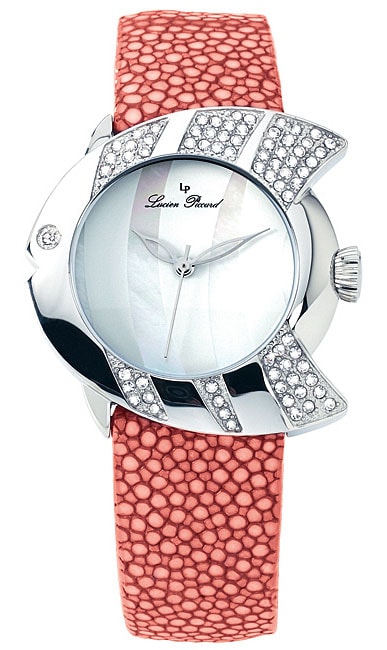 Lucien Piccard Swimming Angel Fish Bezel Watch