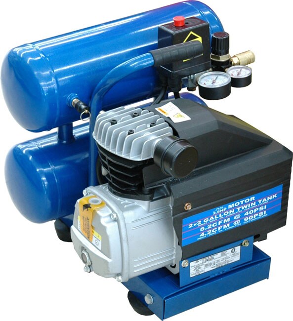 1.5 Horse Power Twin Stack Air Compressor Free Shipping Today