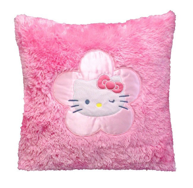 Hello Kitty Mod Shopper Fur Decorative Pillow  