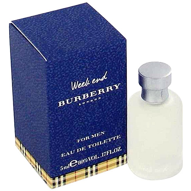 Burberry London Weekend Mens 0.17 oz Mini Eau De Toilette 