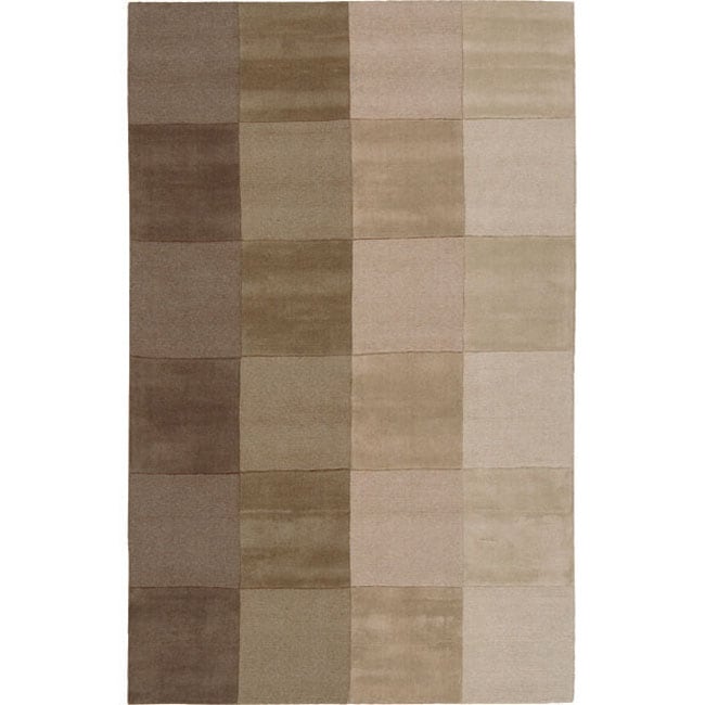 Hand-tufted Fairfax Taupe Wool Rug (1'8 x 2'9) - 2'6" x 4'