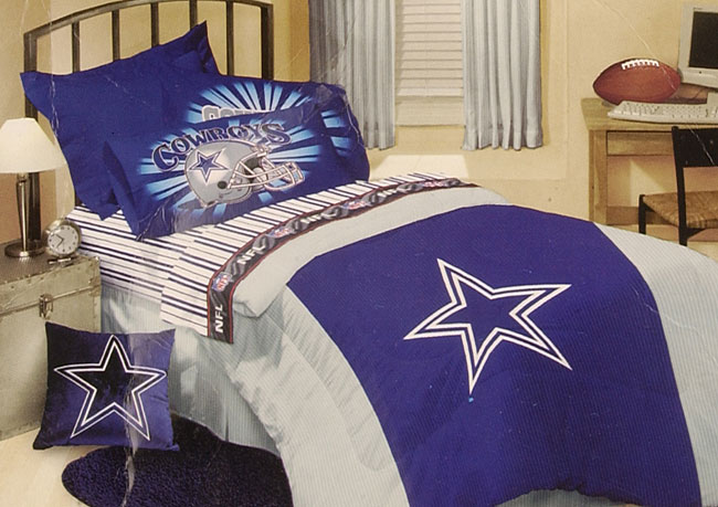 Dallas Cowboys Comforter and Sheet Set (Twin)  