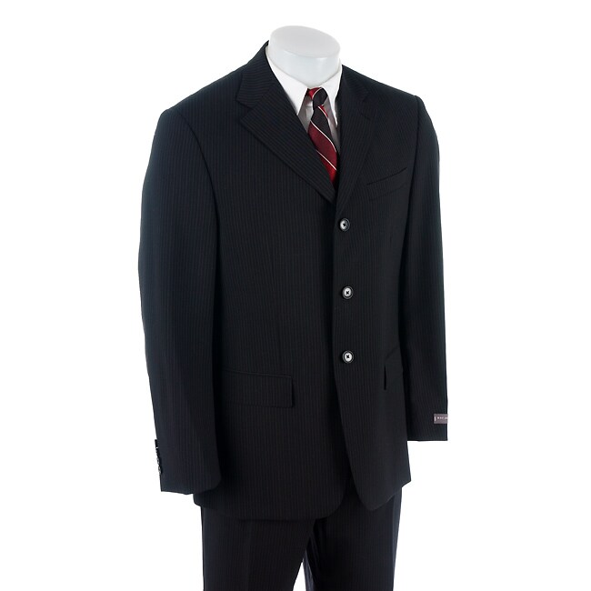 Oscar de La Renta Men's 3-Button Wool Suit - Free Shipping Today ...