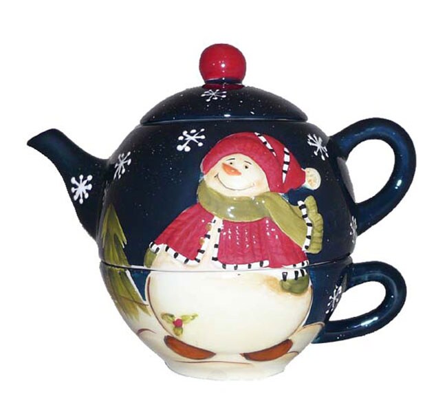 Snowman Delight Collection TeaforOne Set Free Shipping On Orders