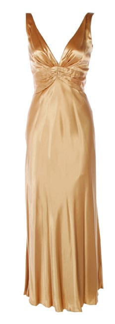 Morgan & Company Gold Formal Dress  