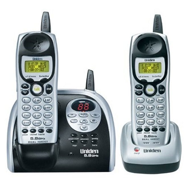 Uniden 5.8 GHz Dual Handset Cordless Phone (Refurb) Free Shipping On