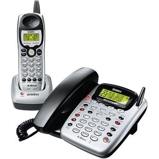 Uniden 5.8 GHz Cordless Phone with Corded Base (Refurb) - Free Shipping