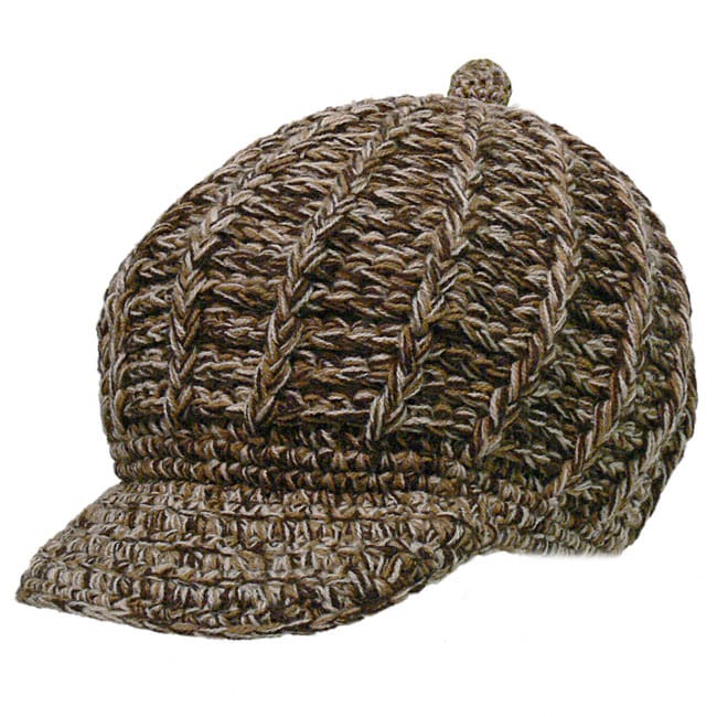 Hailey Hats Crocheted Newsboy Cap  