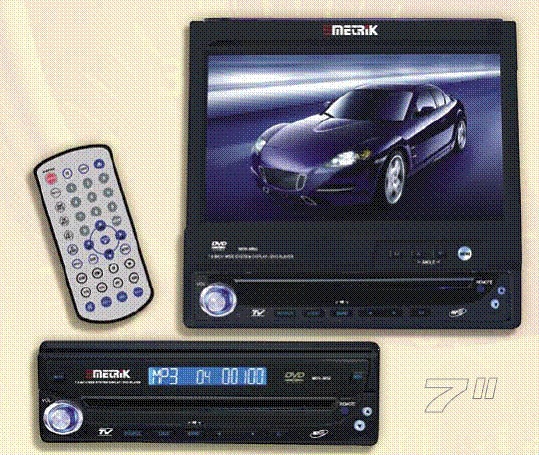 Metrik In dash Monitor with DVD  