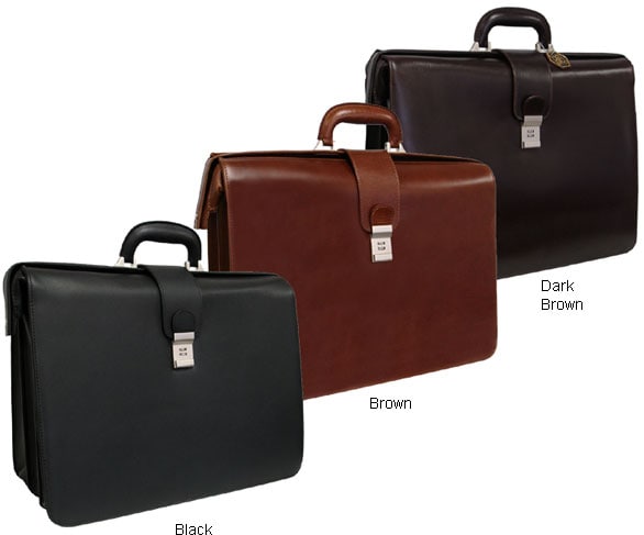 Amerileather Guru Leather Legal Executive Briefcase