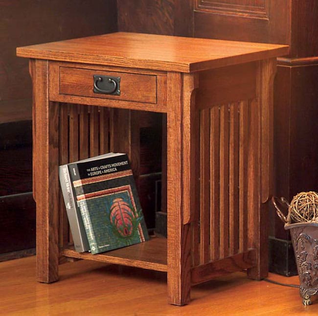 Mission Solid Oak End Table - Free Shipping Today 