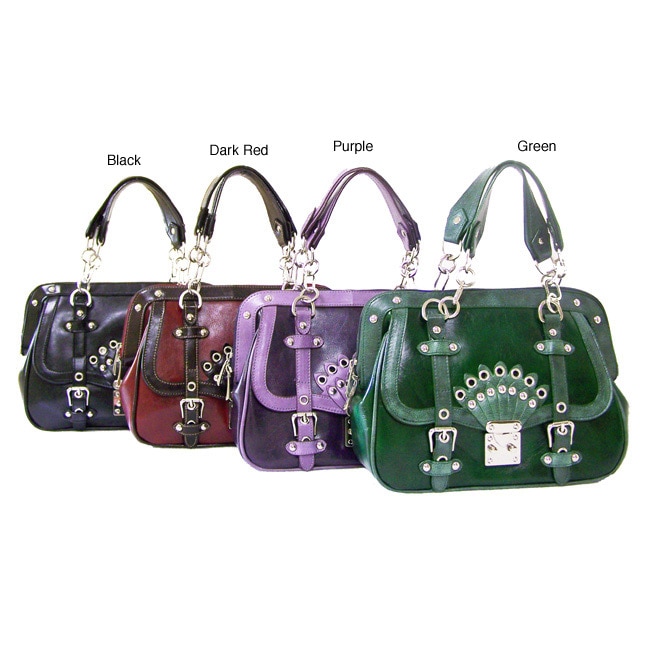 Rina Rich Embellished Satchel Bag  