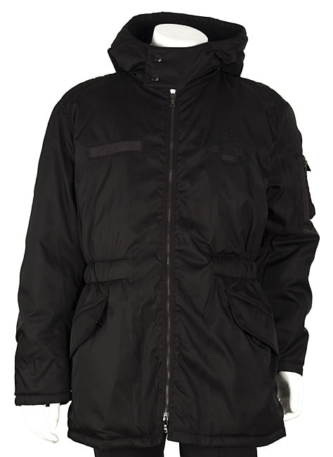 Prada Mens Black Nylon Coat  