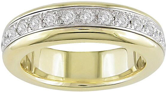 18k Gold 7/8ct TDW Diamond Rolling Eternity Ring (G H, SI2 