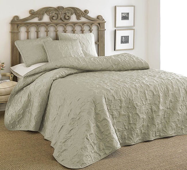 Toscana Taupe Bedspread and Shams Set  