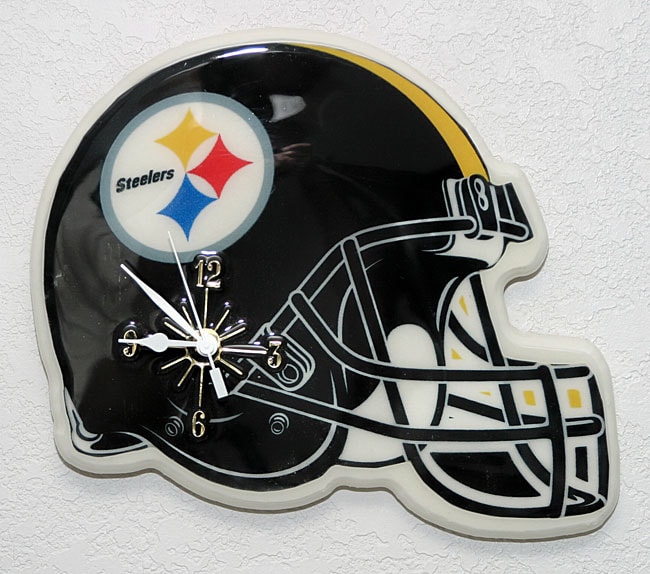 Pittsburgh Steelers Helmet Clock  