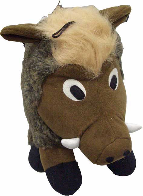 stuffed warthog dog toy