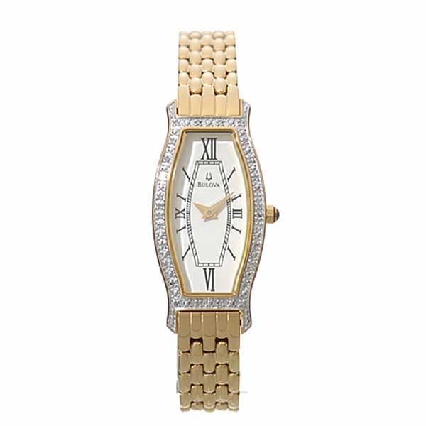 Bulova Goldtone Stainless Steel Dress Watch