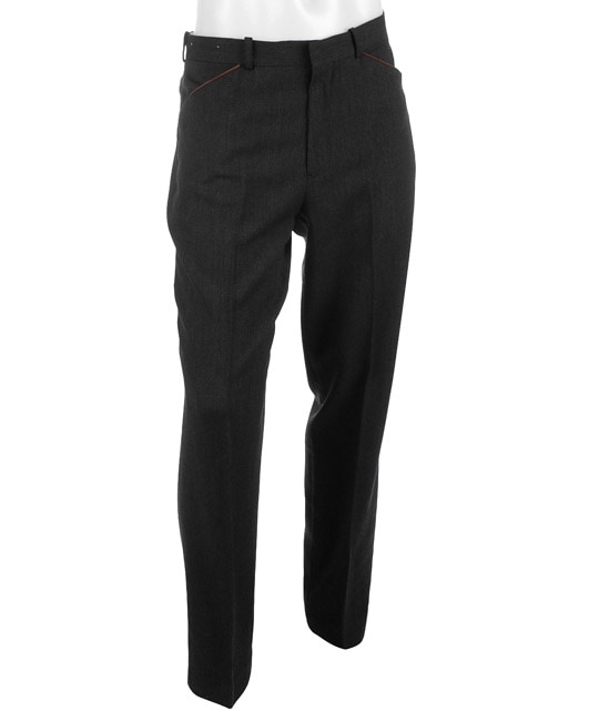 Polo Ralph Lauren Mens Charcoal Wool Pants  