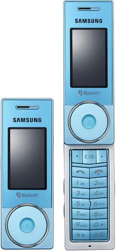 Samsung X830 Blue Unlocked Tri band Cell Phone