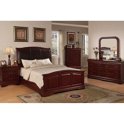 Monte Clair Queen 5-piece Bedroom Set - Black