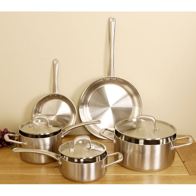 Marcel Biro Tri Ply 8 piece Cookware Set  