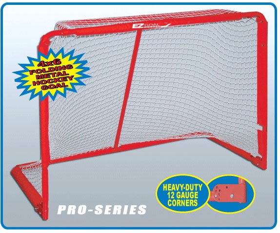 Foldable Hockey Goal with Top Shelf (6 x 4)  