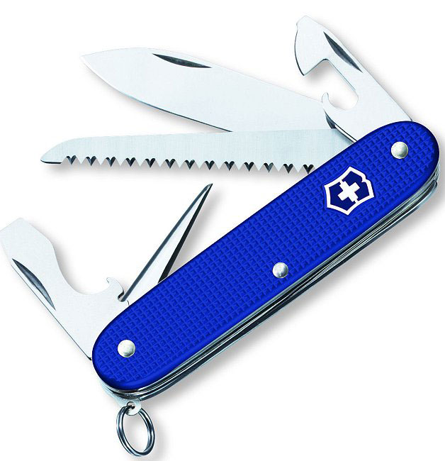 Blue Alox Swiss Army Knife  